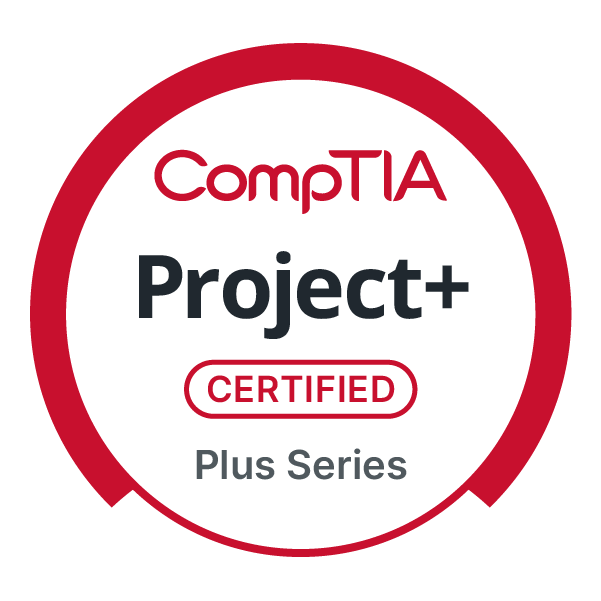 CompTIA Project+ certification badge