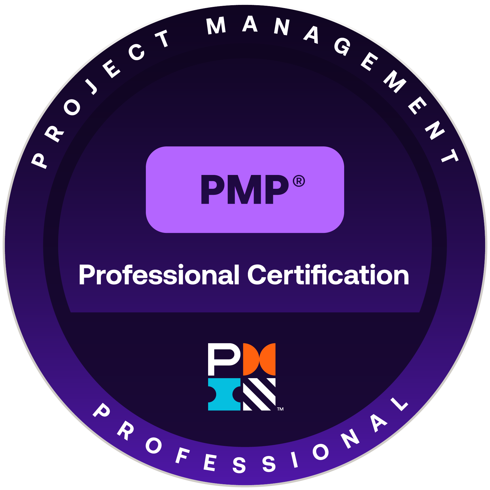 Project Management Professional (PMP) certification badge